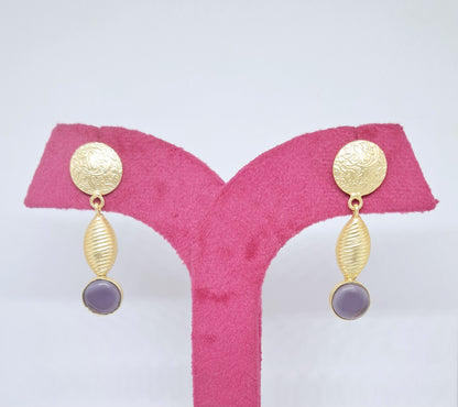 Purple Shade Dreamy Earrings