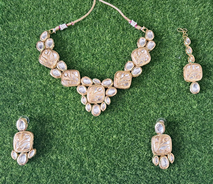 Wedding Collection Necklace set with Maangtika