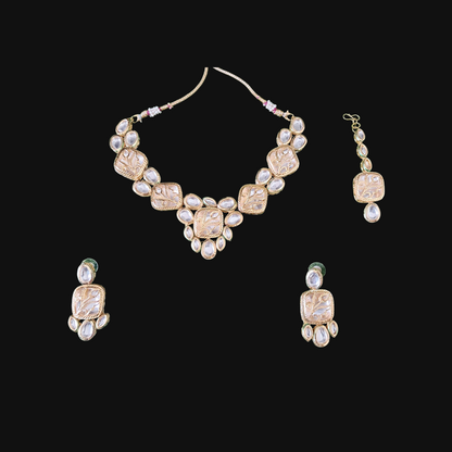 Wedding Collection Necklace set with Maangtika
