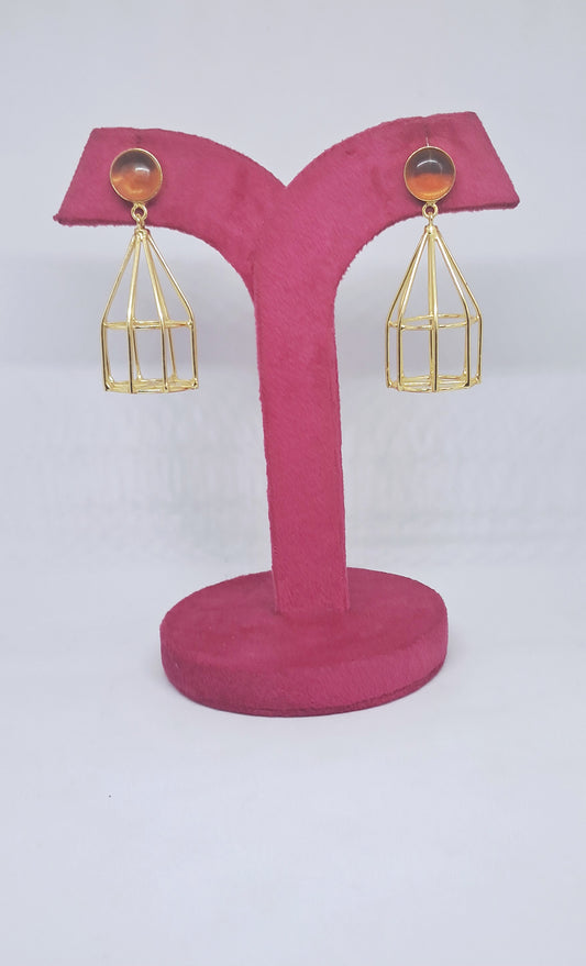 Cage Earrings