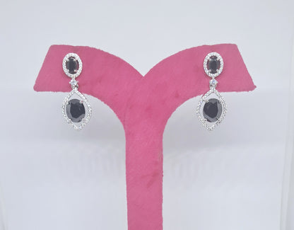 Gorgeous Black Shade AD Danglers