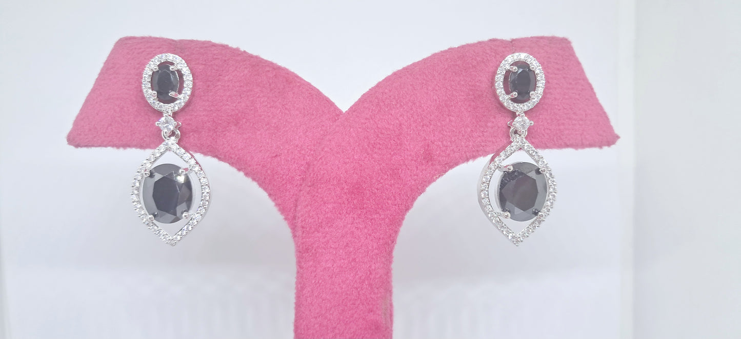 Gorgeous Black Shade AD Danglers