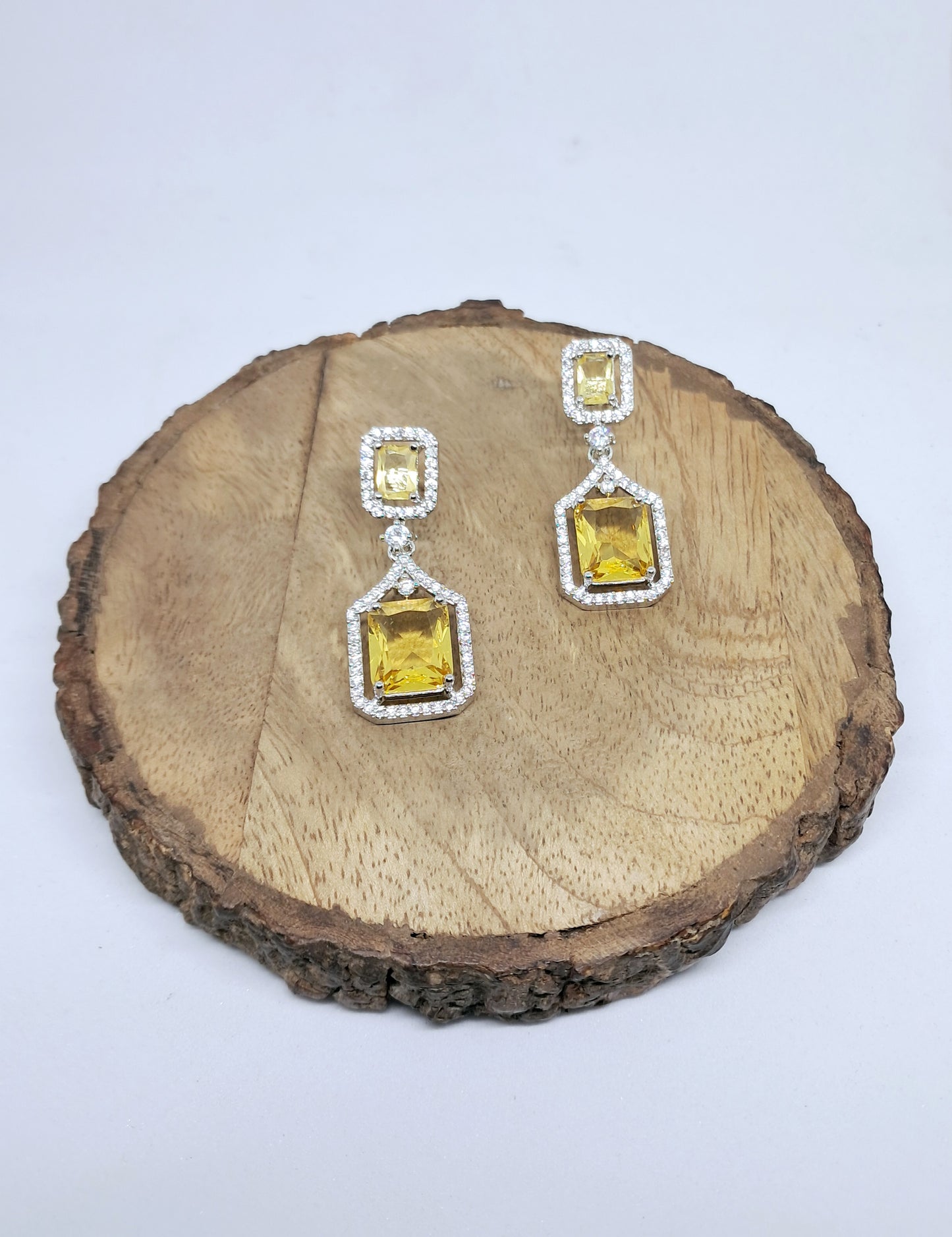 Gorgeous Yellow Shade AD Danglers