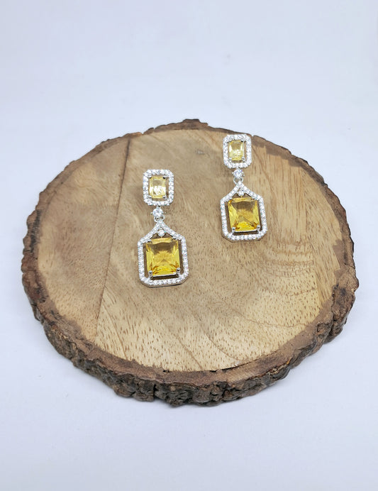Gorgeous Yellow Shade AD Danglers