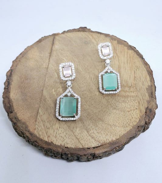 Gorgeous Dual Tone AD Danglers
