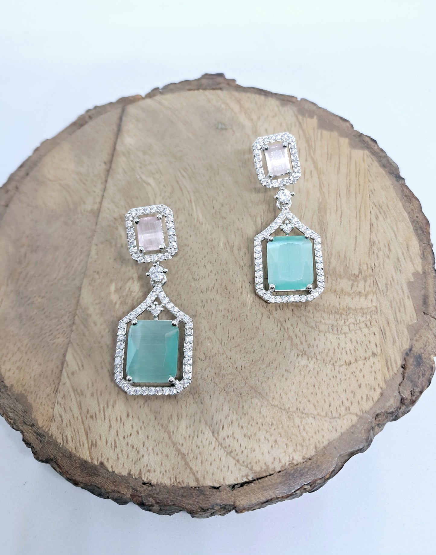Gorgeous Dual Tone AD Danglers