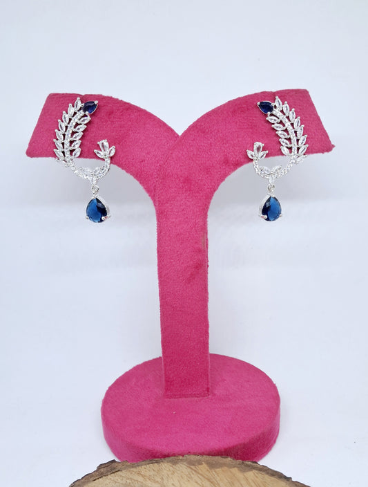 Beautiful Blue Shade AD Danglers