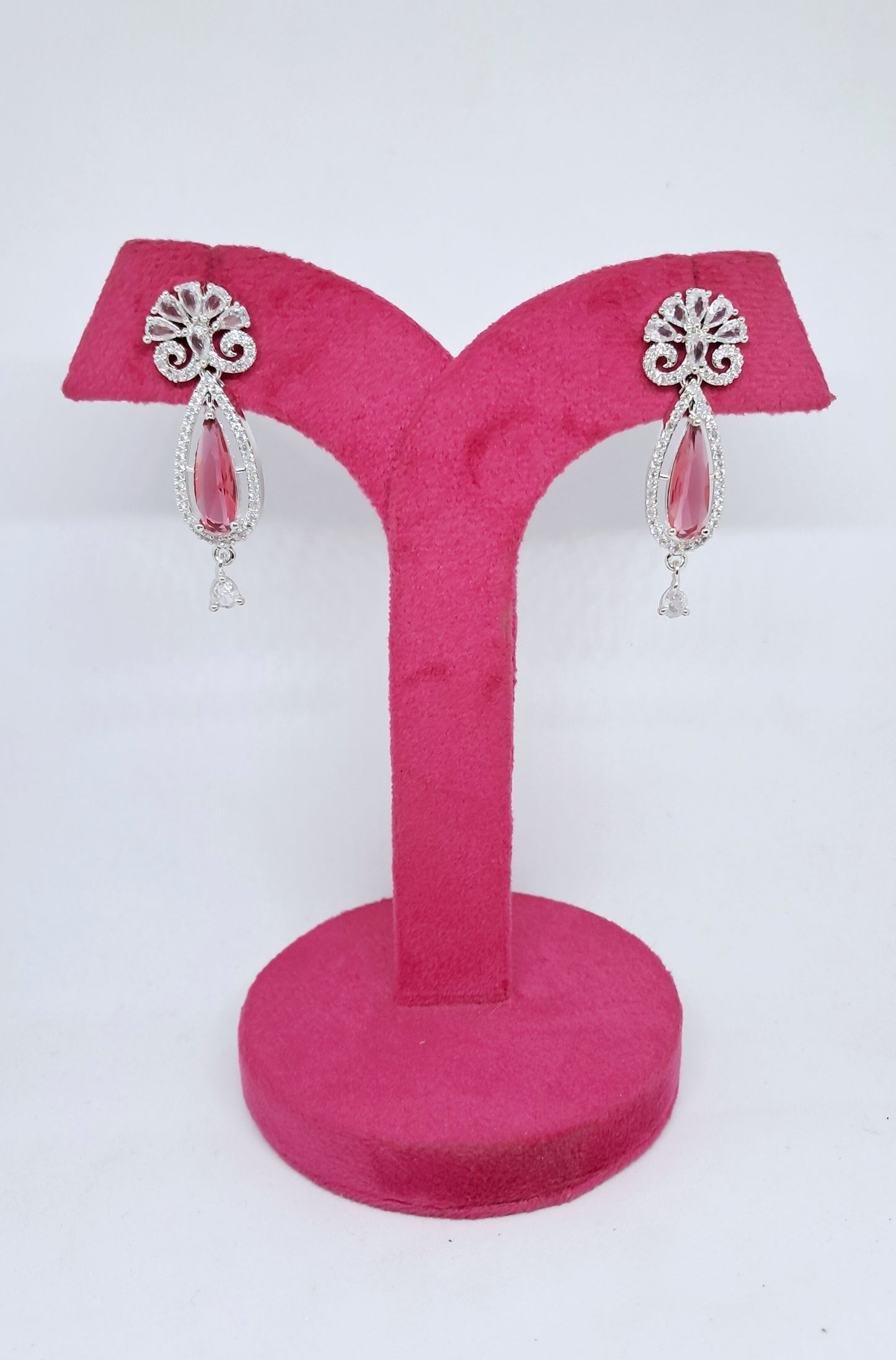 Gorgeous Ruby Shade AD Danglers