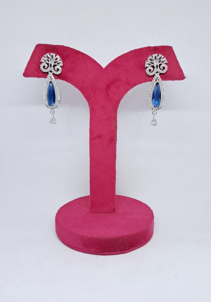 Gorgeous Blue Shade AD Danglers