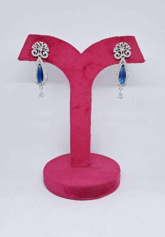 Gorgeous Blue Shade AD Danglers