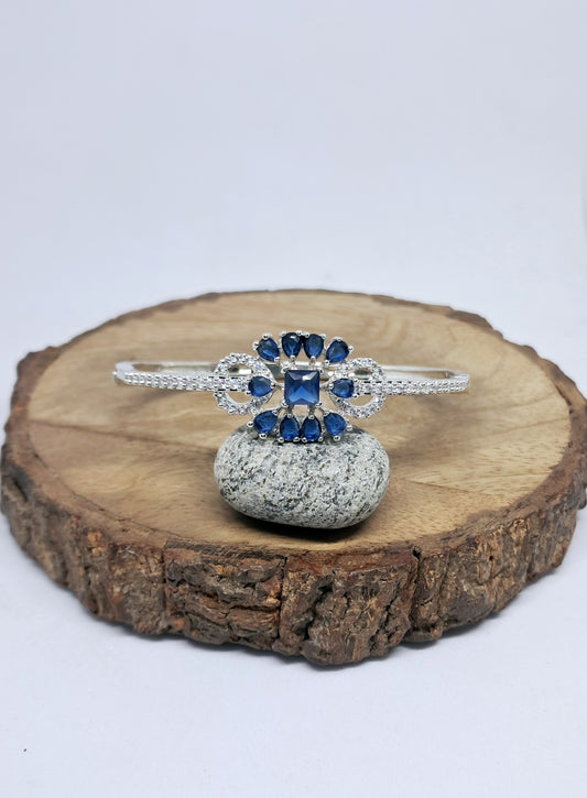 Pretty Blue Shade AD Bracelet Kada