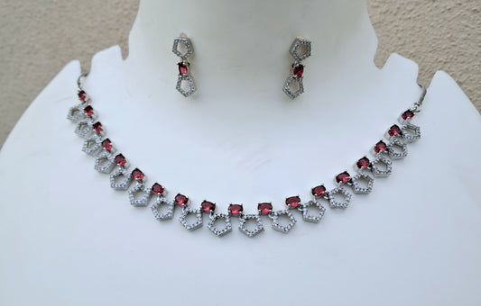 Cute AD Necklace set