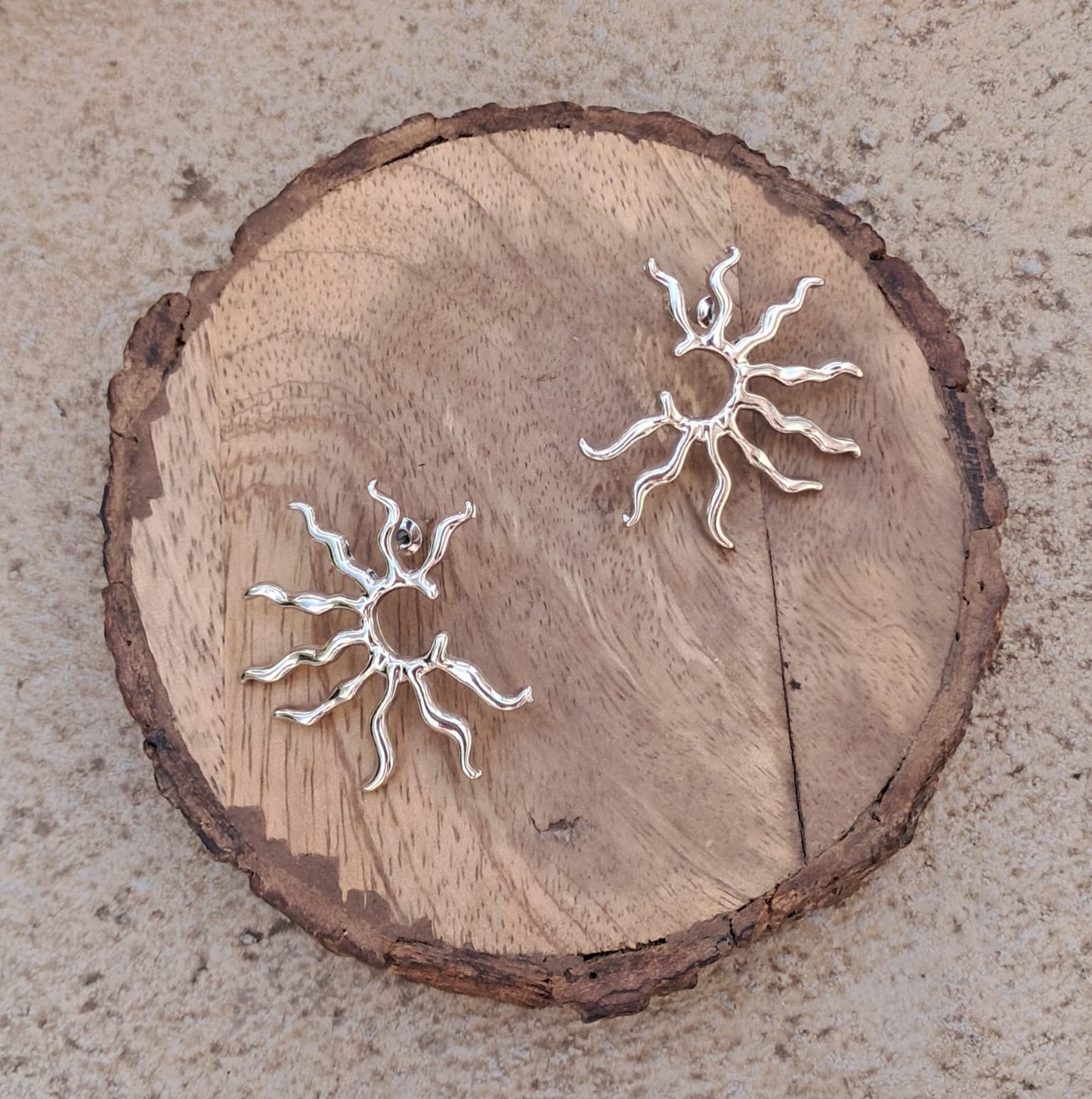 Sun Themed Cool Earrings