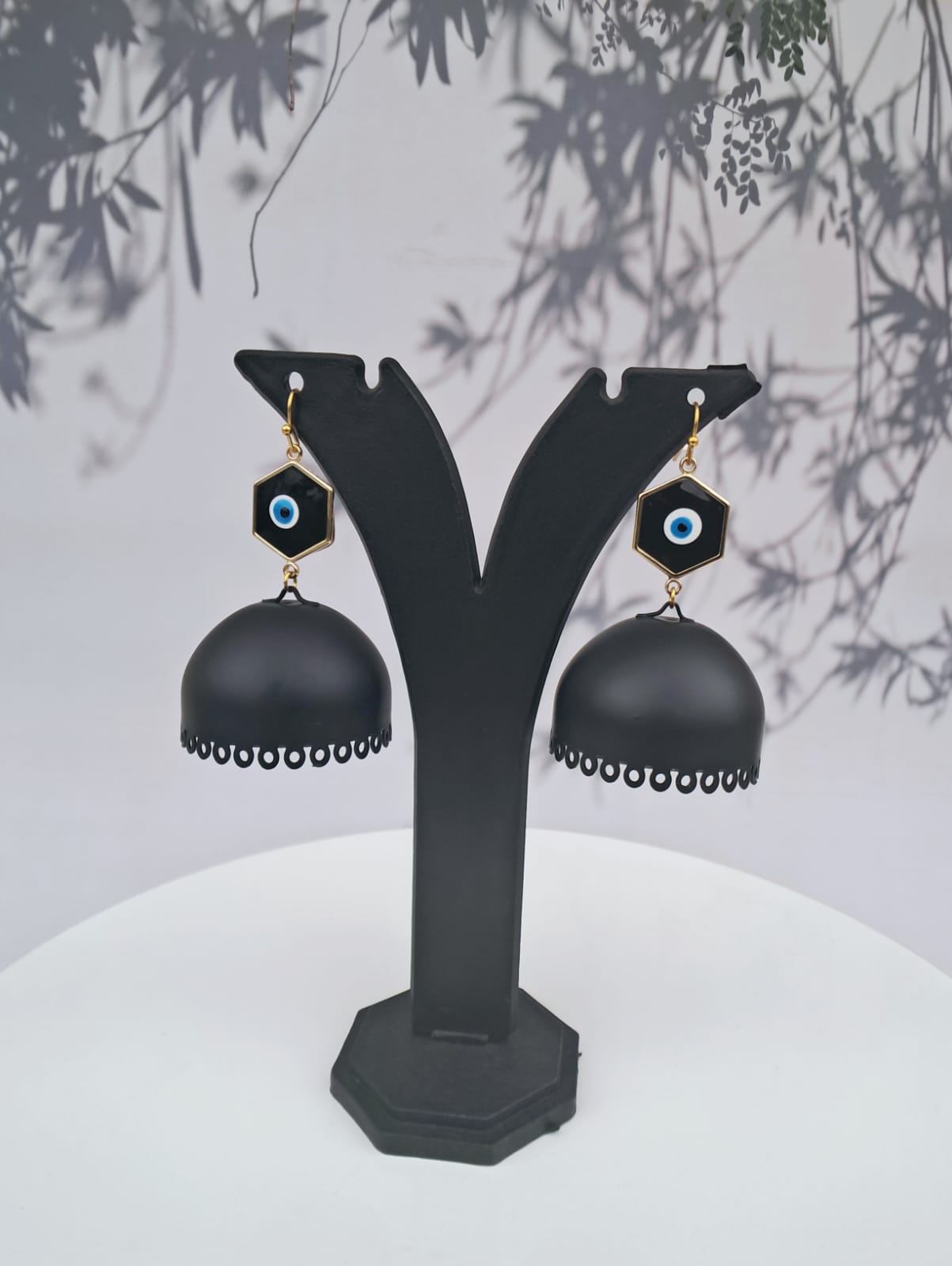 Handmade Big Evil Eyes Jhumka