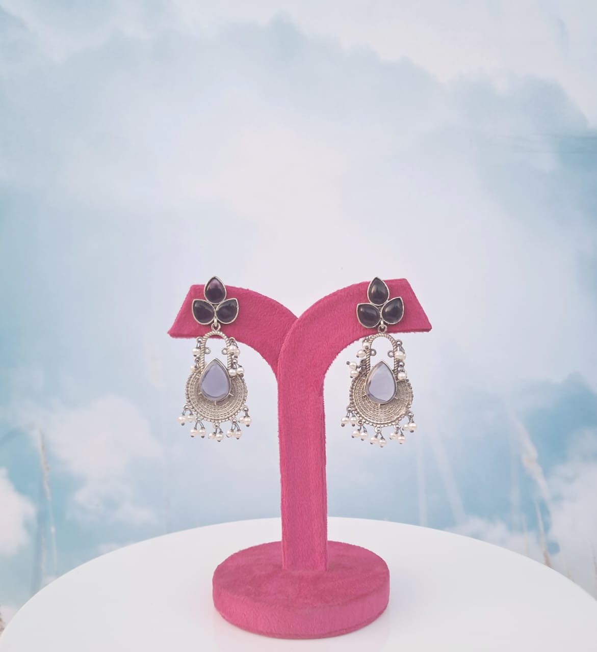 Lavender Purple Shade Earrings