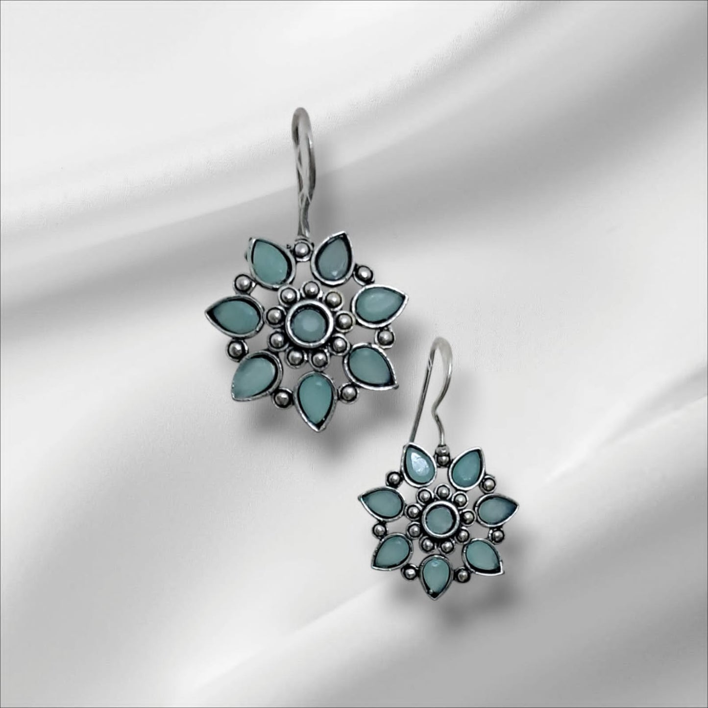 Floral Dangler Earrings