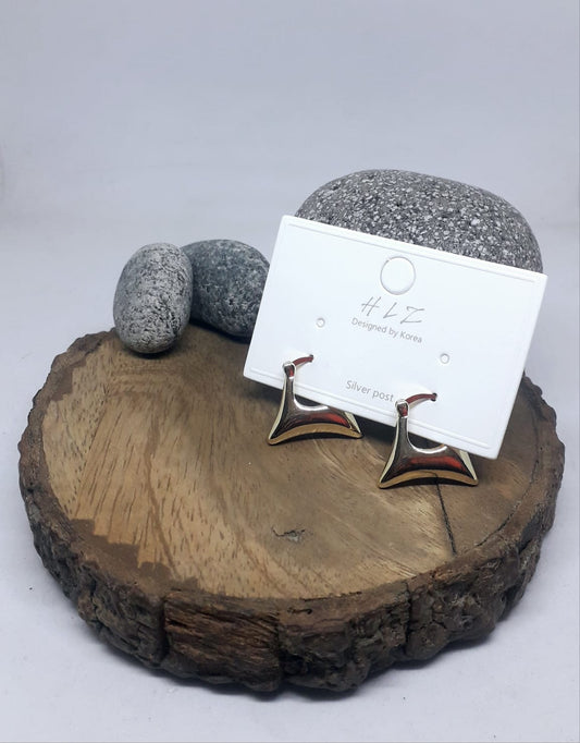 Trendy Gold shade earrings